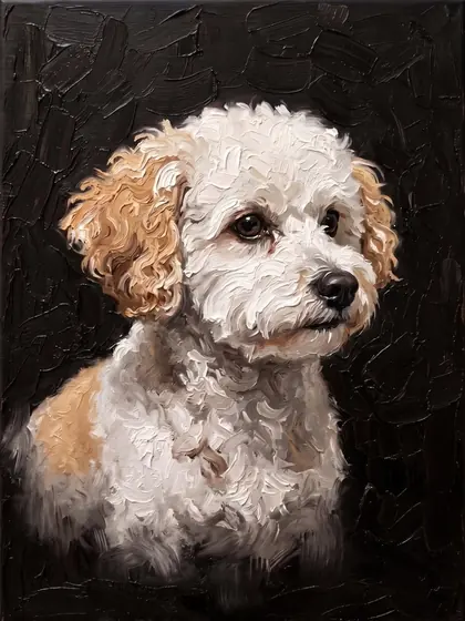 The Portrait Study - custom pet portrait