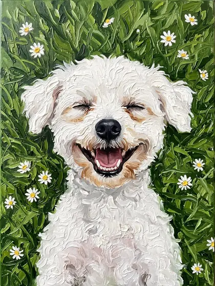That Smile - custom pet portrait