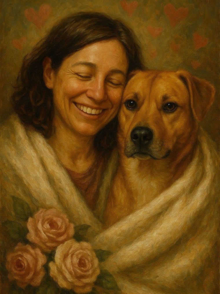 portrait with owner